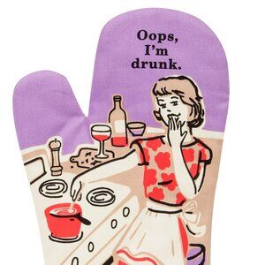 NWT Blue Q Oops I'm Drunk Oven Mitt / Pot Holder - OS